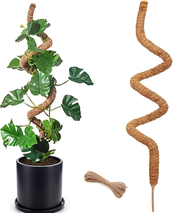 5 foot moss pole Moss Pole for Plants Monstera, 59 Inch Tall Bendable Moss Poles for Cl – Grow It Depot
