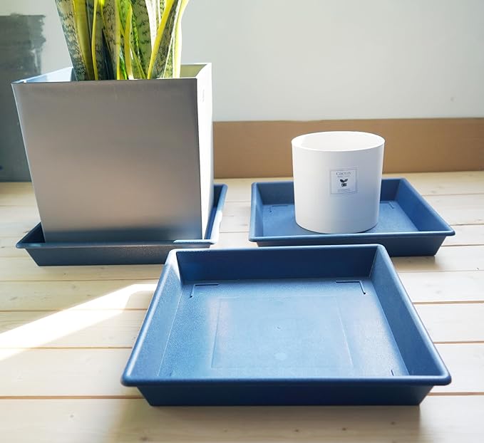 10 inch square planter saucer Square Plant Saucer 10 Inch 5 Pack, Plant Stand Flower Pot No Holes, P –  Grow It Depot