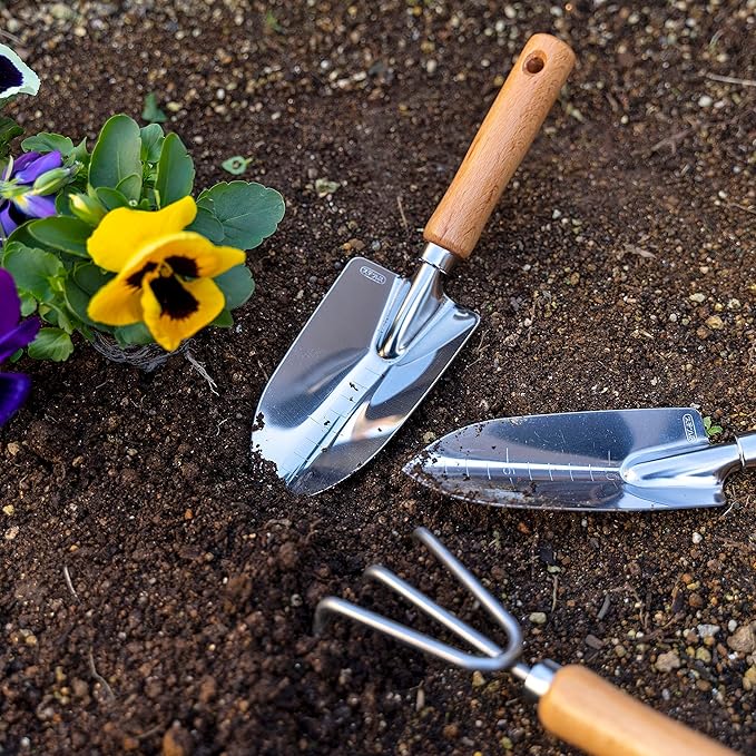 japanese garden trowel Garden Helper Garden Trowel with Measurements for Planting (Wide), Gar –  Grow It Depot