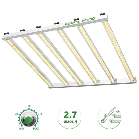 Mars Hydro FC-E6500 Dimmable Full Spectrum LED with 5x5ft Coverage