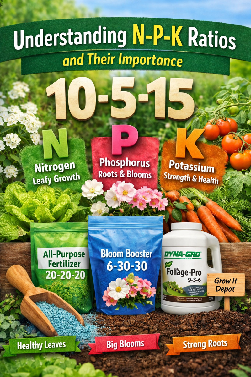 Understanding N‑P‑K Ratios: Fertilizer Guide for Gardeners – Grow It Depot