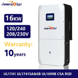 AmenSolar N3H-X16US 16KW Split Phase Hybrid Solar Inverter