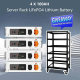 Off Grid Solar Kit 16KW 48VDC 120V/240V 25.6KWH LITHIUM BATTERY 32 X 415 Watts Solar Panels SGR-16K25E