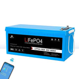 Sungold Power 24V 100Ah LiFePo4 Deep Cycle Lithium Battery Bluetooth Self-Heating / IP65