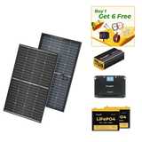 BougeRV 12V 400 Watt Rigid Solar System Kit