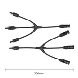 Solar Connectors M Branch Parallel Adapter Cable MMMF+FFFM Pair