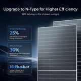 Renogy N-Type Bifacial 2PCS 590W Monocrystalline Solar Panel