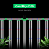 CeresLux QuadRay 1000W LED Grow Light 3.0 µmol/J Full Spectrum Commercial
