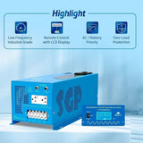 Sungold Power 2000W DC 12V Pure Sine Wave Inverter With Charger