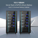 Hybrid Solar Kit 11.4KW 48V Split Phase 51.2 KWH Lithium Battery 36 X 450 Watt Solar Panel SGH-11N5E