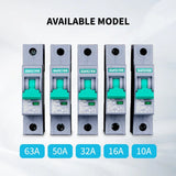 Renogy 10A/16A/32A/50A/63A 1P DC Miniature Circuit Breaker