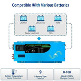 Sungold Power 2000W DC 12V Pure Sine Wave Inverter With Charger