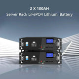 Off-Grid Solar Kit 5000W 48VDC 120V 10.24KWH Lithium Battery 6 X 415 Watts Solar Panels SGR-5KE