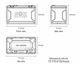 SOK Battery 12V 314Ah Lithium Battery, Built-in heater & Bluetooth, Victron CAN Comms | SOK Battery