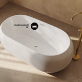 Swiss Madison Plaisir 63" Freestanding Bathtub