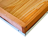 10-Frame Cypress Metal Capped Telescoping Cover