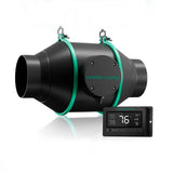 Mars Hydro 4" Inline Duct Fan with Temperature and Humidity Controller
