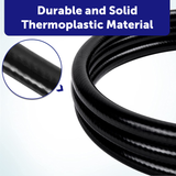 Flame King Thermo Plastic Hose Assembly for LP and Natural Gas, 60 Inch, 3/8 Inch