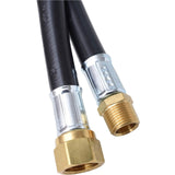 Flame King 60" RV Propane Hose, 1/2" Female Flare x 3/8" MNPT CSA Approved