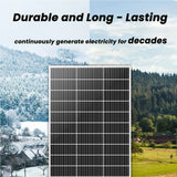 Nature's Generator 200W Rigid Solar Panels w/ cable and connector