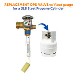 Flame King 3lb OPD Valve with Float Gauge