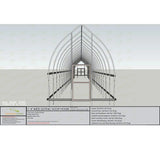 Bootstrap Farmer Gothic All-Metal Hoop House Kit