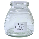12 oz Glass Skep Jars
