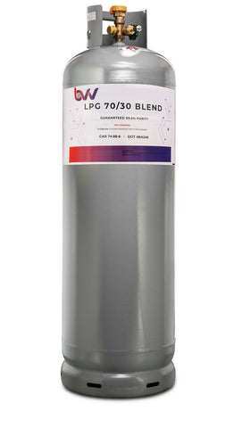 BVV™ 120LB DIPTUBE Tank High Purity USA 70/30% N-Butane/Propane Blend - 99.5% Guaranteed