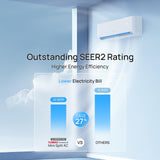 (Open Box) Greenland Single Zone WiFi Mini Split AC with Heat Pump (R410A)
