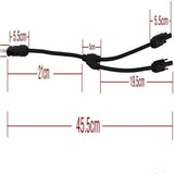 12AWG 1 Pair Solar MC4 Y Parallel Branch Connectors MFF&FMM Pair