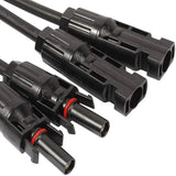 12AWG 1 Pair Solar MC4 Y Parallel Branch Connectors MFF&FMM Pair