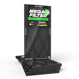 PuroAir HVAC Mega Filter MERV 13 Pleated Plus Activated Carbon Air Filter