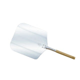 WPPO Traditional Aluminum Pizza Peel Wood Handle 12" x 26"