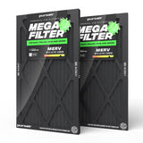 PuroAir HVAC Mega Filter MERV 13 Pleated Plus Activated Carbon Air Filter