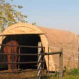 Rhino Shelter | 14’W x 24’L x 10’H Instant Garage – (Round Style)