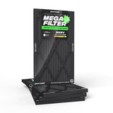 PuroAir HVAC Mega Filter MERV 13 Pleated Plus Activated Carbon Air Filter