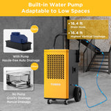 Greenland 165 Pints Commercial Dehumidifier with Pump
