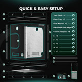 Mars Hydro 5' x 5' x 6' 8" (150cm x 150cm x 200cm) Indoor Grow Tent