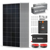Rich Solar - 1600 Watt 24V Complete Solar Kit