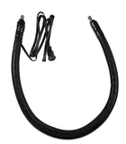 High Pressure Heated Stainless Steel Hose, 4FT JIC Fittings, up to 450°F