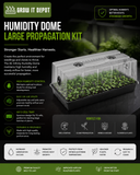 AC Infinity Humidity Dome, Large Propagation Kit, 6x12 Cell Tray