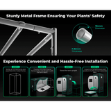 Mars Hydro TS 1000 LED Grow Light + 2.3' x 2.3' Grow Tent + Inline Fan Combo with Speed Controller
