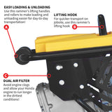 PRE ORDER: 3.6HP Honda Vibratory Rammer Jumping Jack Tamper with Honda GXR120 Engine Impact Force 3,550 lbs/ft