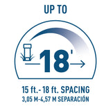 18-ft. Adjustable Pattern Spray Sprinkler Nozzle 53585