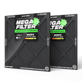 PuroAir HVAC Mega Filter MERV 13 Pleated Plus Activated Carbon Air Filter