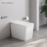 Swiss Madison Concorde Smart One-Piece 1.28 GPF Single Top Flush Toilet in Glossy White
