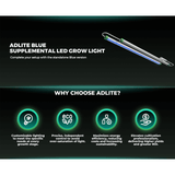 Mars Hydro ADlite Blue 30 15W Supplemental LED Grow Light Bars - Set of 2