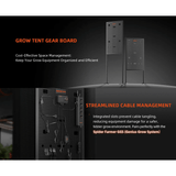 Spider Farmer Grow Tent Gear Board - Equipment and Cable Management System