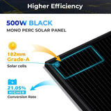 Sungold Power 500W Mono Black PERC Solar Panel
