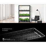 Spider Farmer SF600 and Growshelves Combo - Indoor LED Grow Light and Metal Plant Stand with Plant Trays